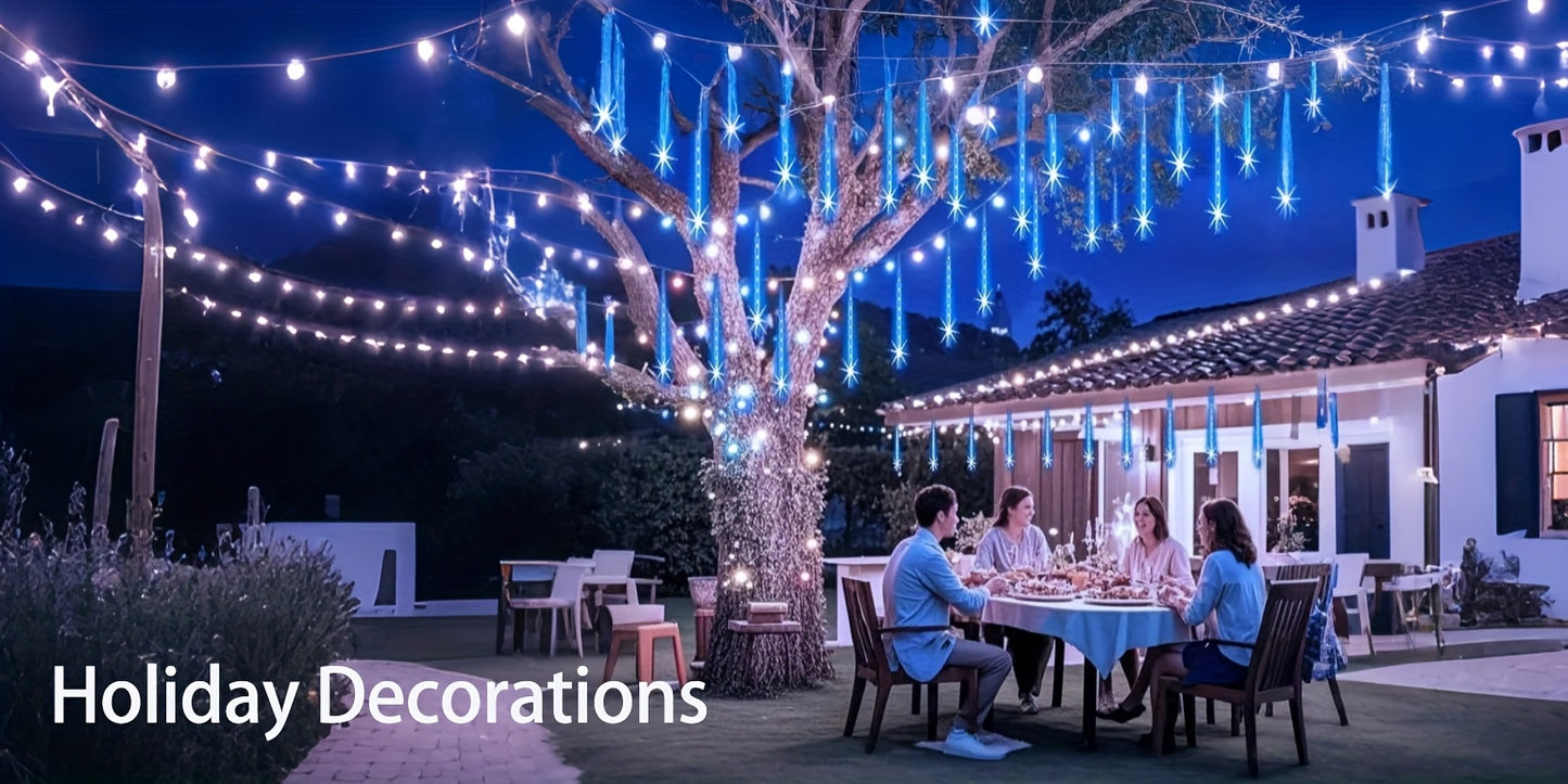 MeteorLjusSol™ – LED Ljusslinga med Solcell och Effekter