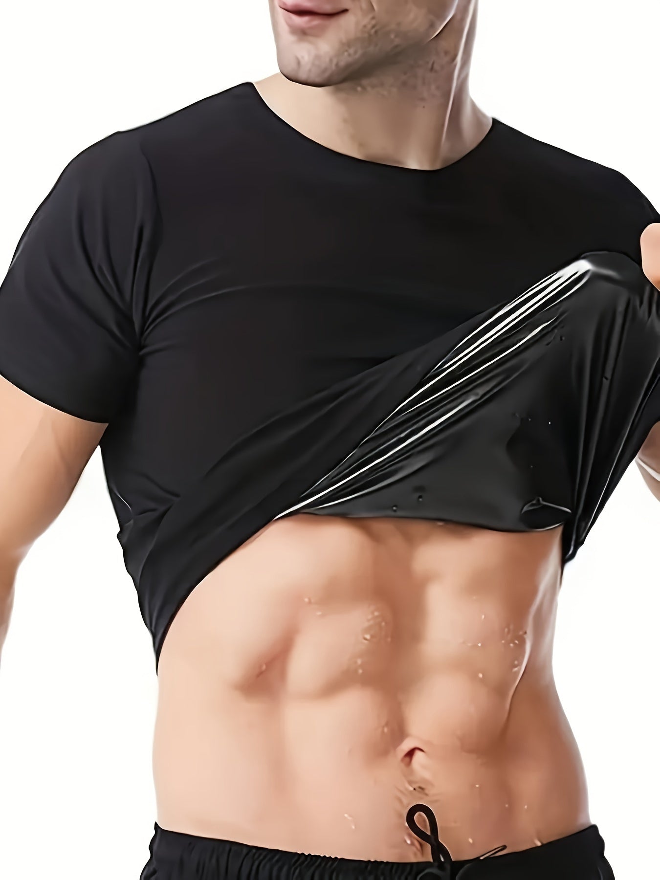 Svett T-shirt™ – Herr T-shirt med Fukttransporterande Material