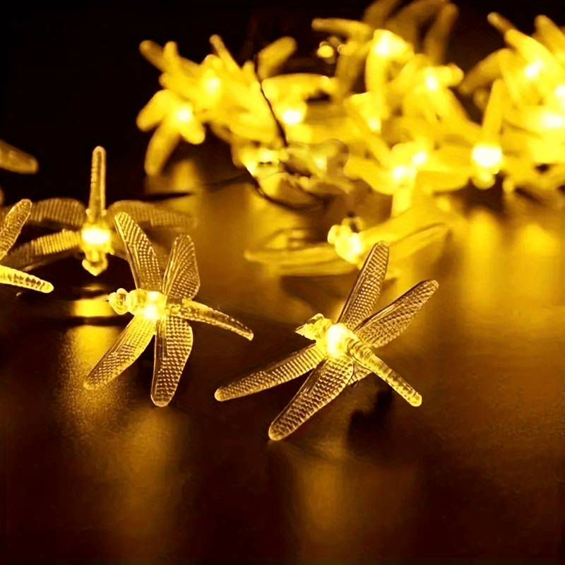 FjärilsLjusslinga™ – Solcellsljusslinga med 20 LED