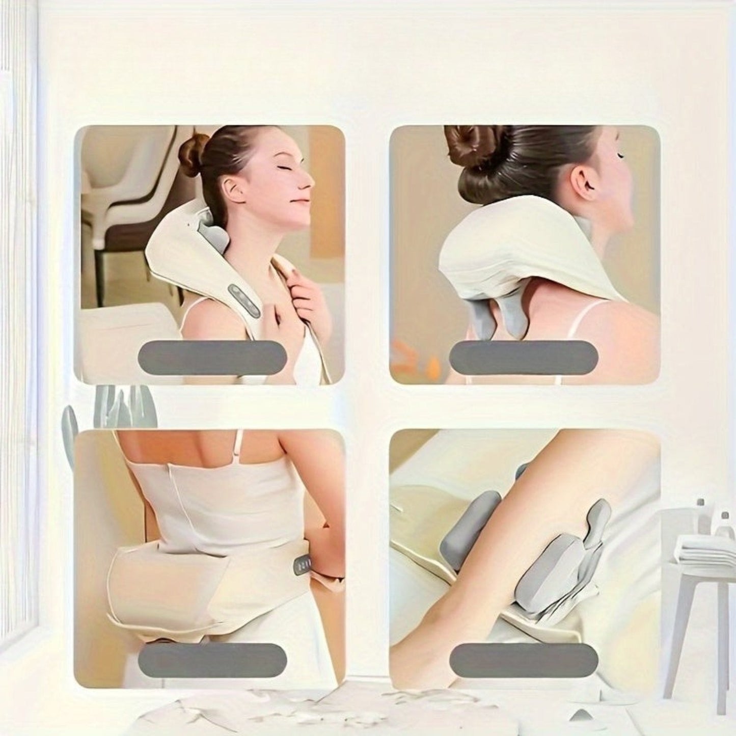 VärmeLind™ – Portabel Nack- & Kroppsvärmare med Massage (USB)