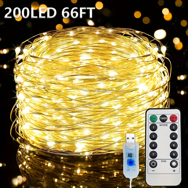USB FairyLights™ – 20m LED Ljusslinga med Fjärrkontroll