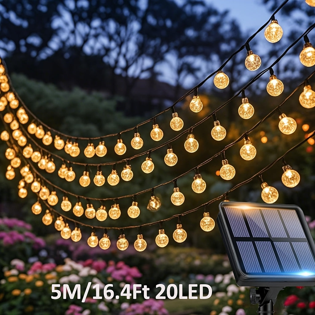 SolarUtomhusljus™ – Färgvarma LED Ljusslingor