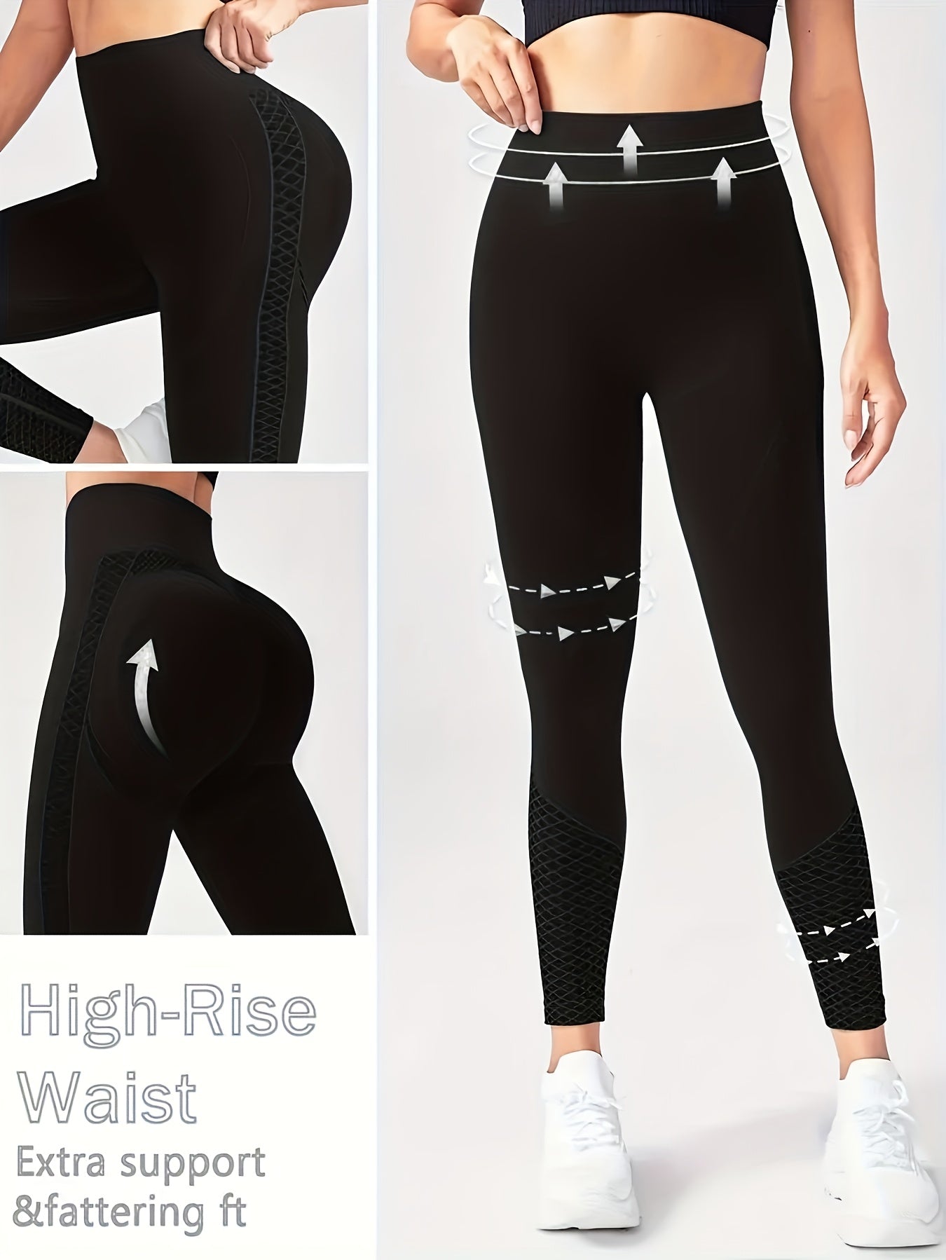KompressionsLeggings™ – Tights med Magkontroll för Kvinnor