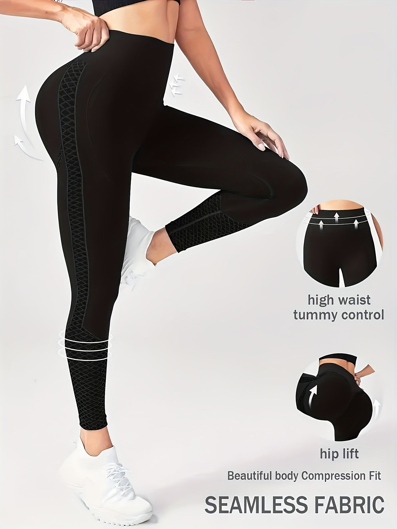 KompressionsLeggings™ – Tights med Magkontroll för Kvinnor