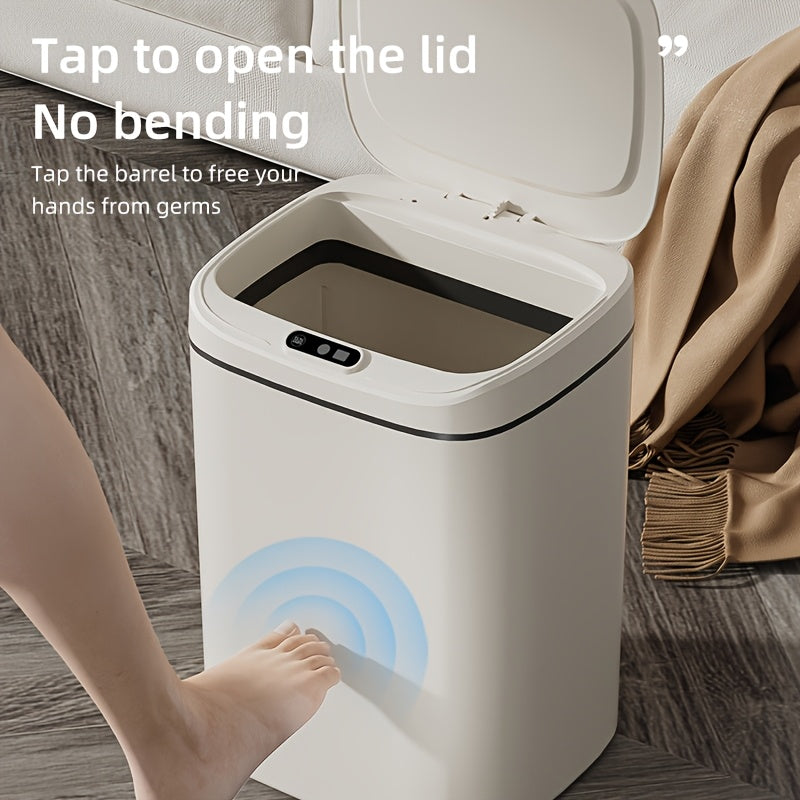 Smart Soptunna med Tyst Stängning – Luktfri & Batteridriven