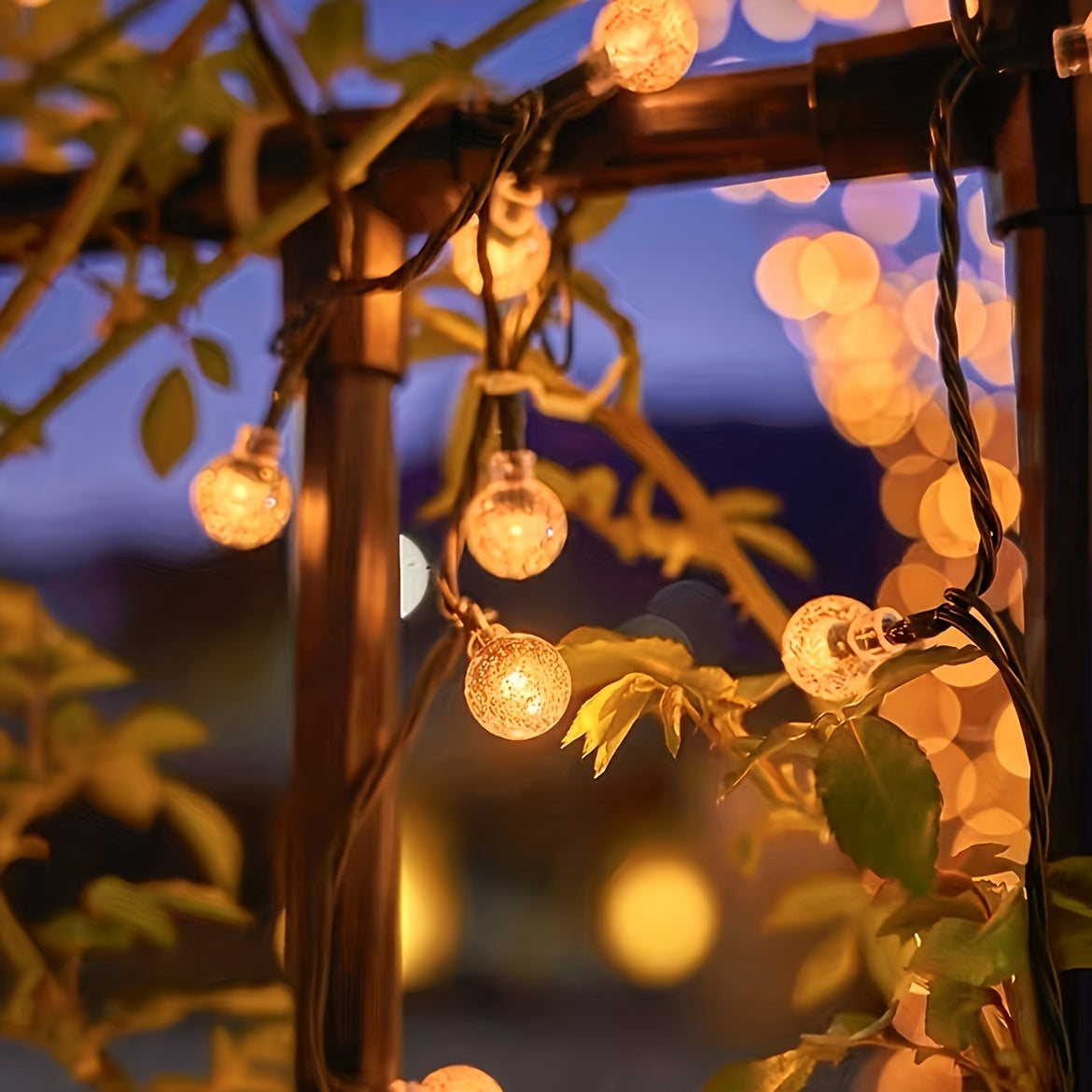 LED SolarBalls™ – 20/50/100 LED Vattentålig Ljusslinga