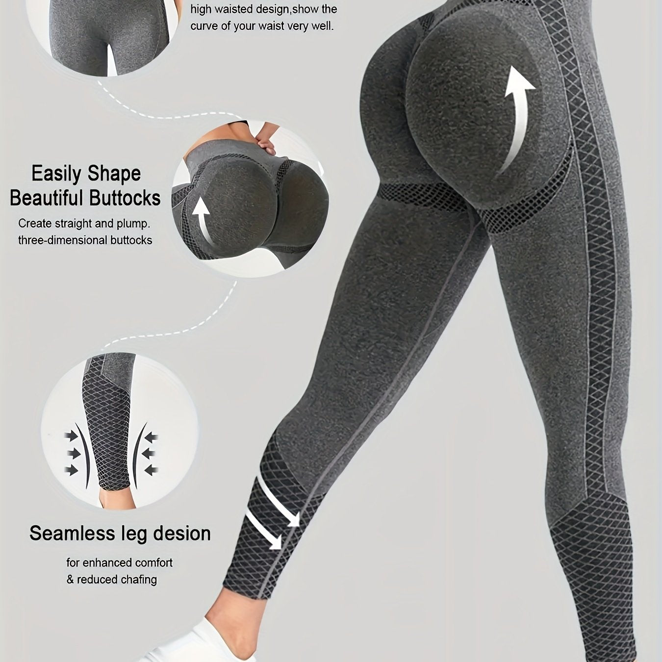 KompressionsLeggings™ – Tights med Magkontroll för Kvinnor
