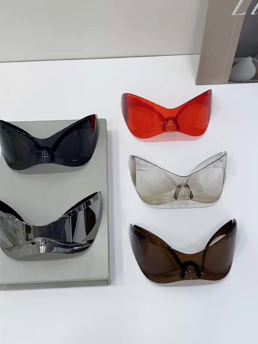 Y2K retro glasögon – stora modeglasögon
