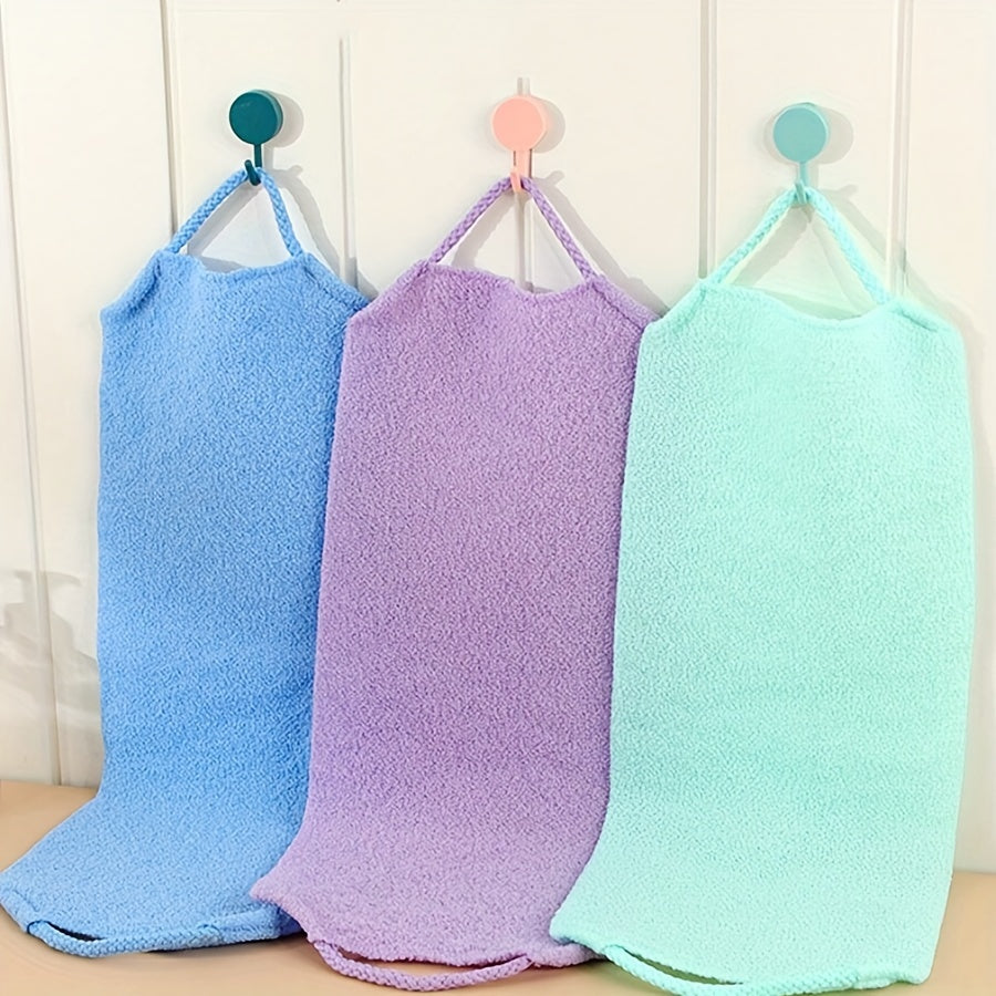 1-Pack Lång Ryggskrubbhandduk, Färgglad och Mild