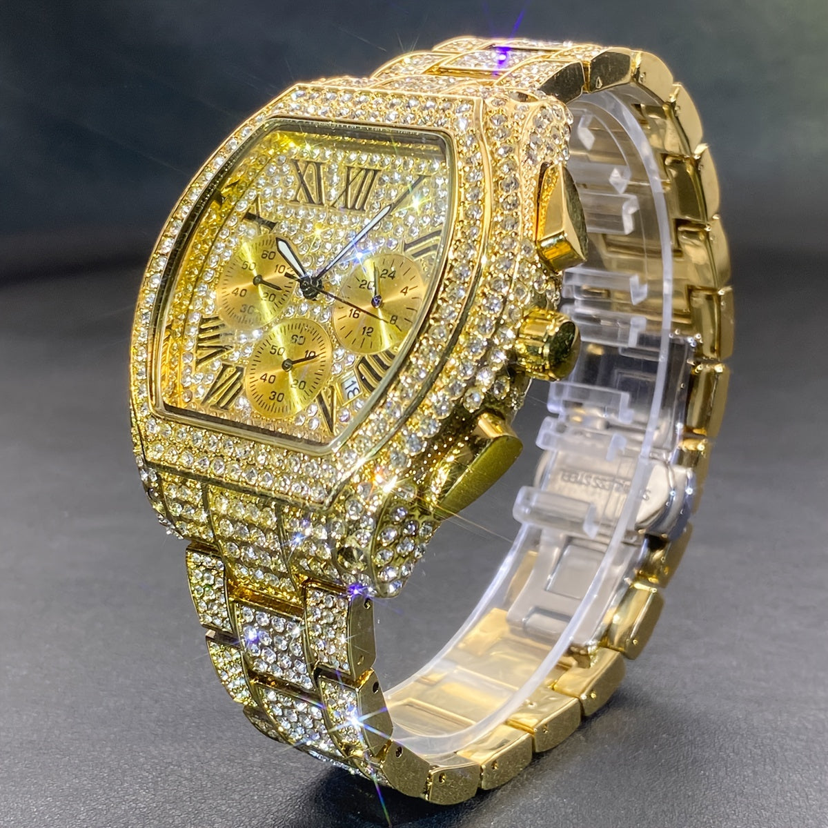 Imperial Timepiece – herrklocka med strass & festlig design