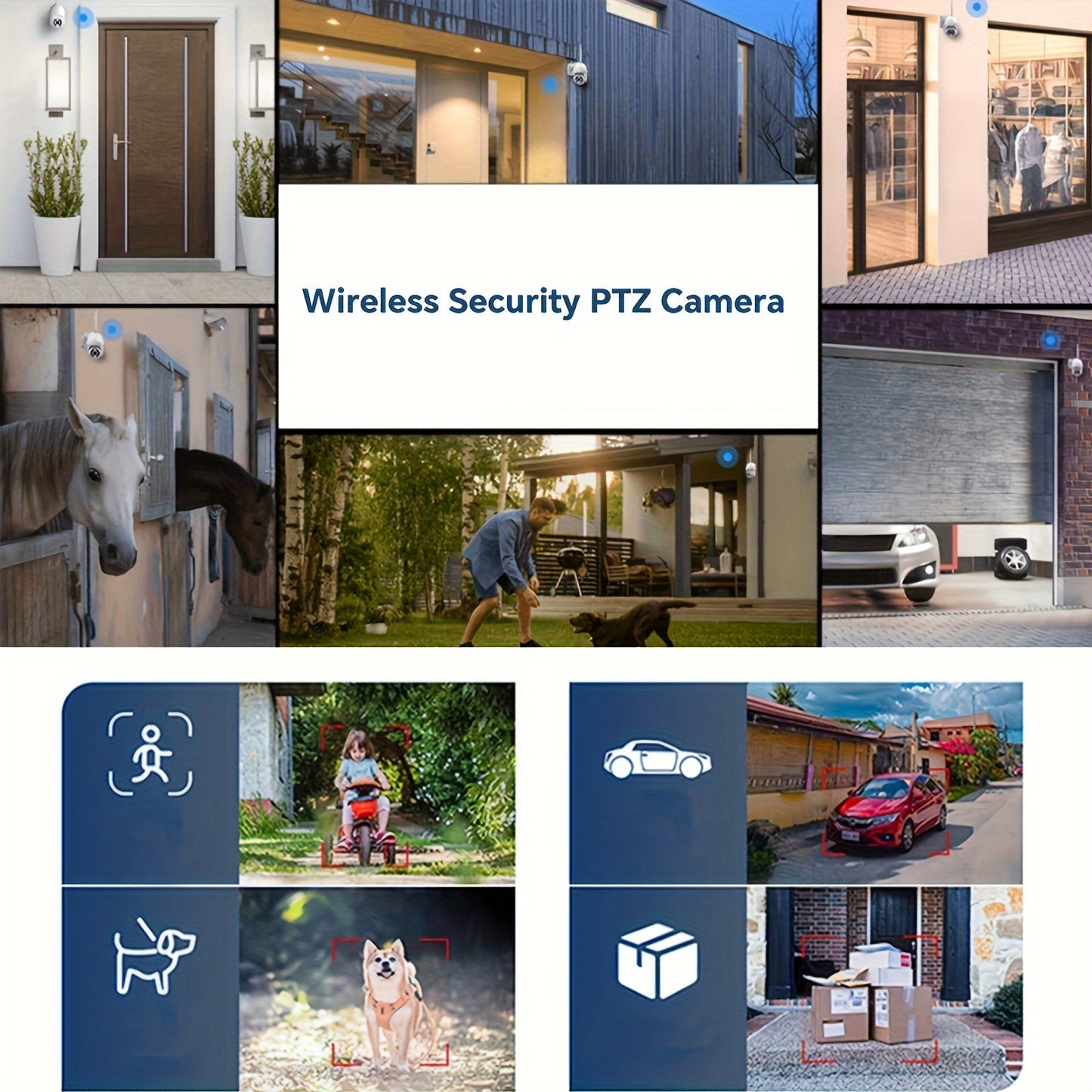 WiFi Kamera med Rörelse & Tvåvägsradio