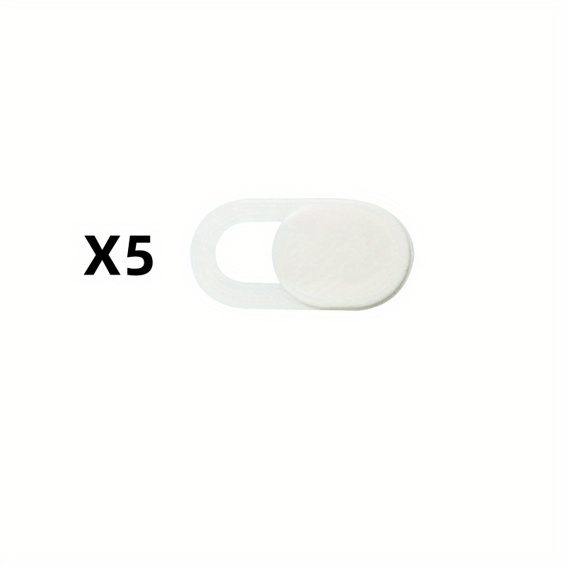 WebbkameraSkjutlucka™ – Plastlucka för Kamera, 1-5-pack