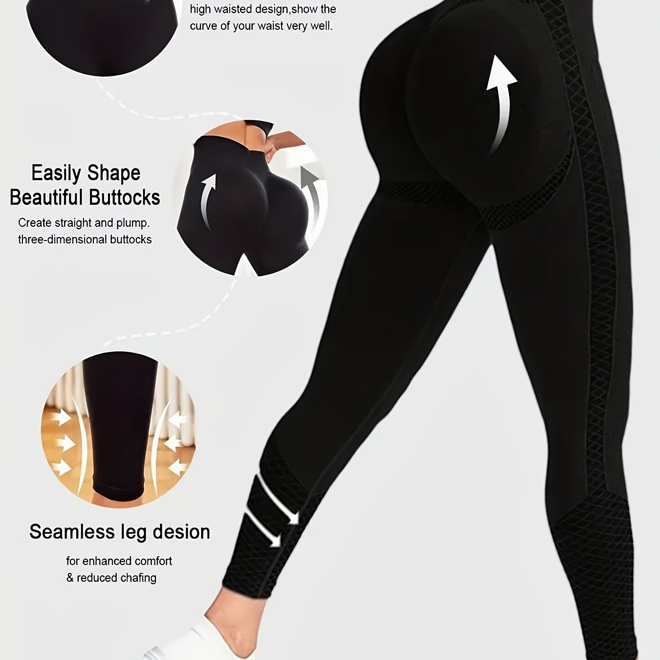 KompressionsLeggings™ – Tights med Magkontroll för Kvinnor