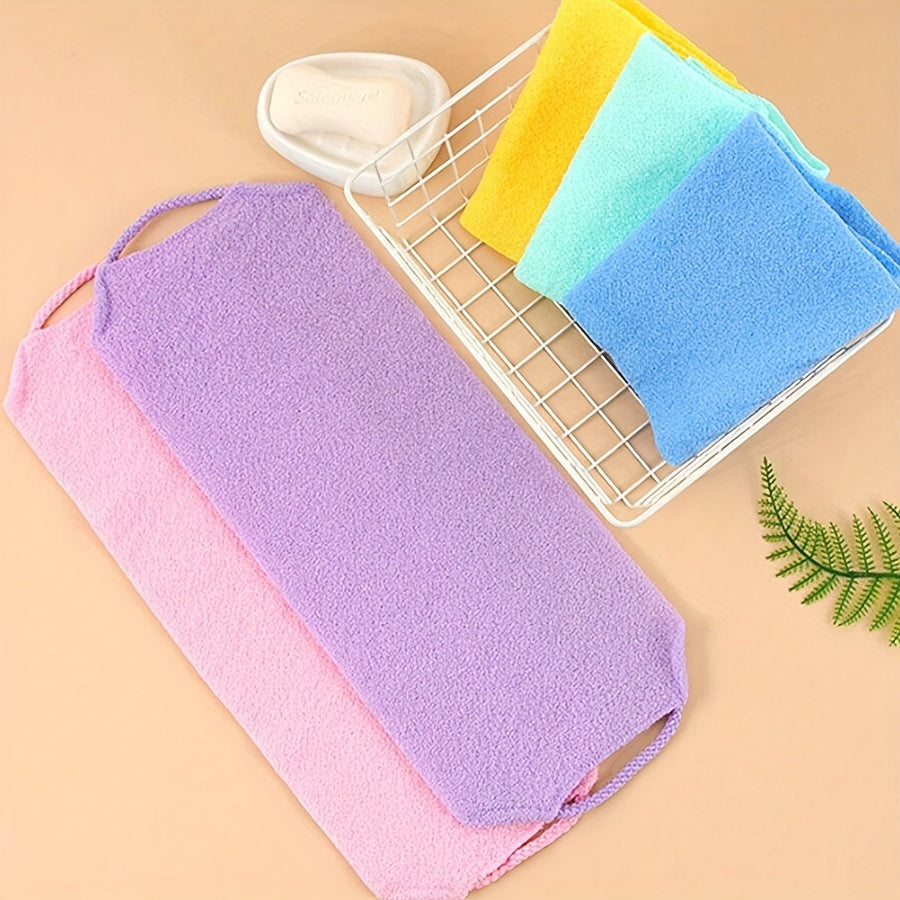 1-Pack Lång Ryggskrubbhandduk, Färgglad och Mild