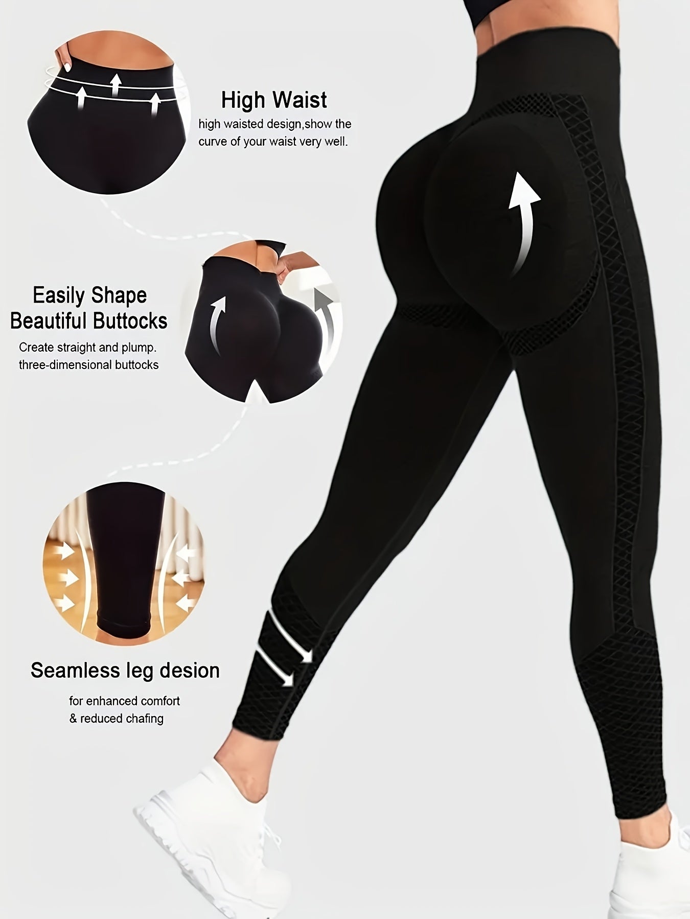 KompressionsLeggings™ – Tights med Magkontroll för Kvinnor