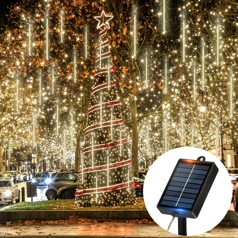 MeteorLjusSol™ – LED Ljusslinga med Solcell och Effekter
