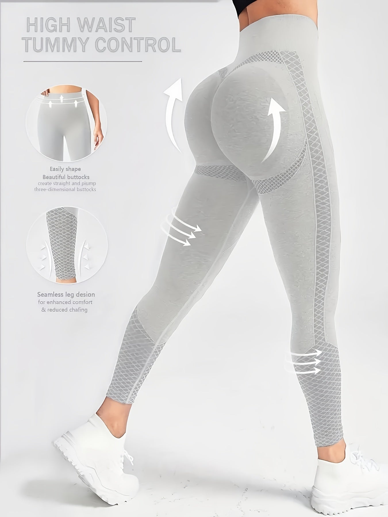 KompressionsLeggings™ – Tights med Magkontroll för Kvinnor
