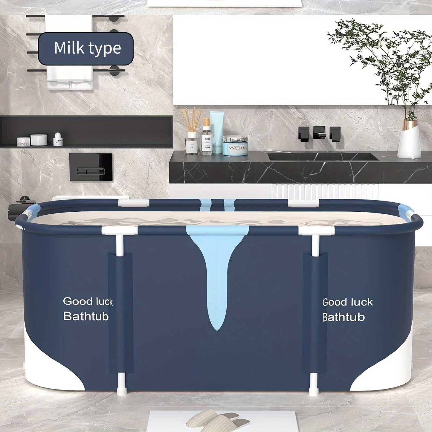 Hopfällbart Badkar för Spa och Avkoppling