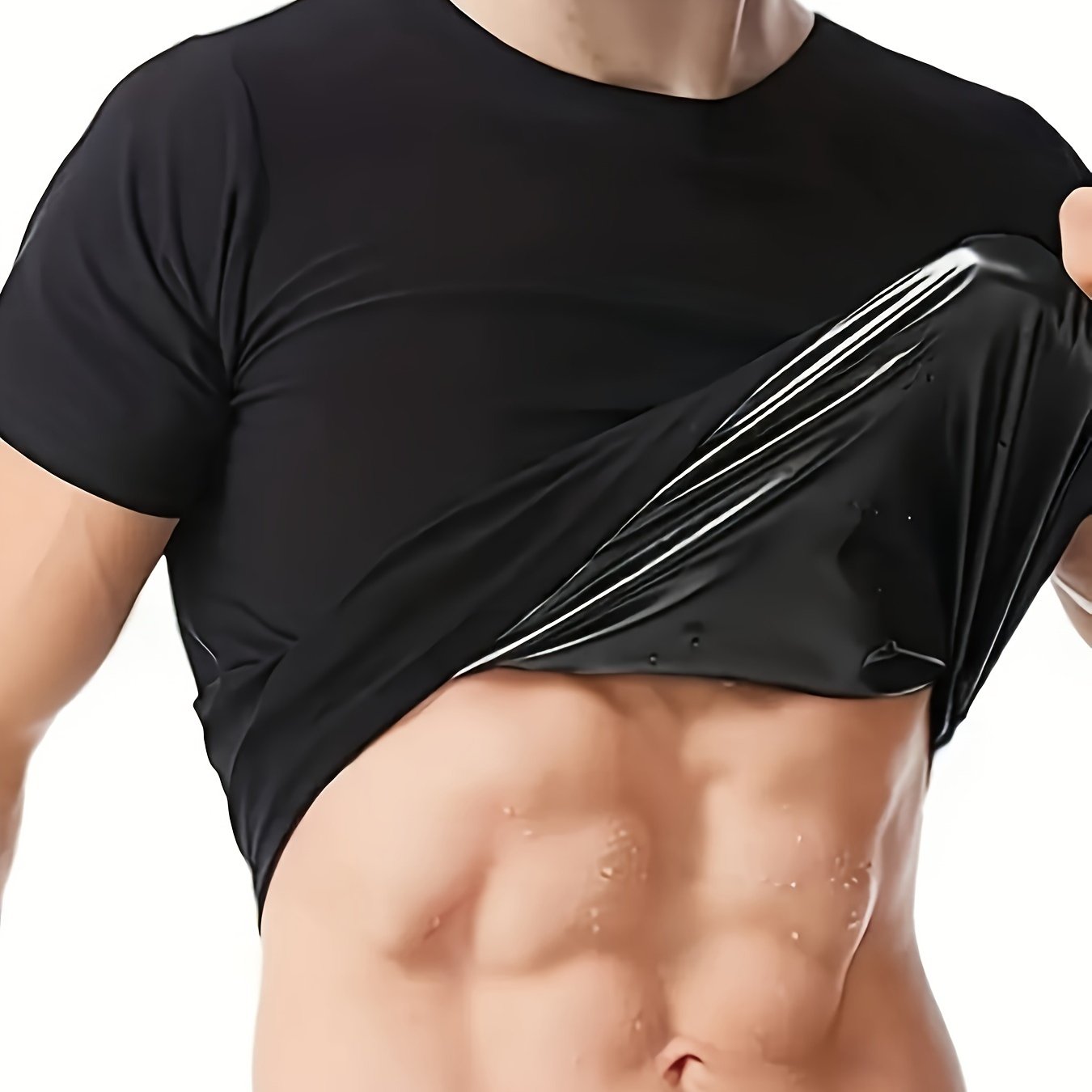 Svett T-shirt™ – Herr T-shirt med Fukttransporterande Material