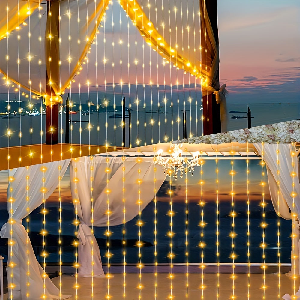 LED Gardinlampa™ – 100/200/300 LED Ljusslinga för Fest
