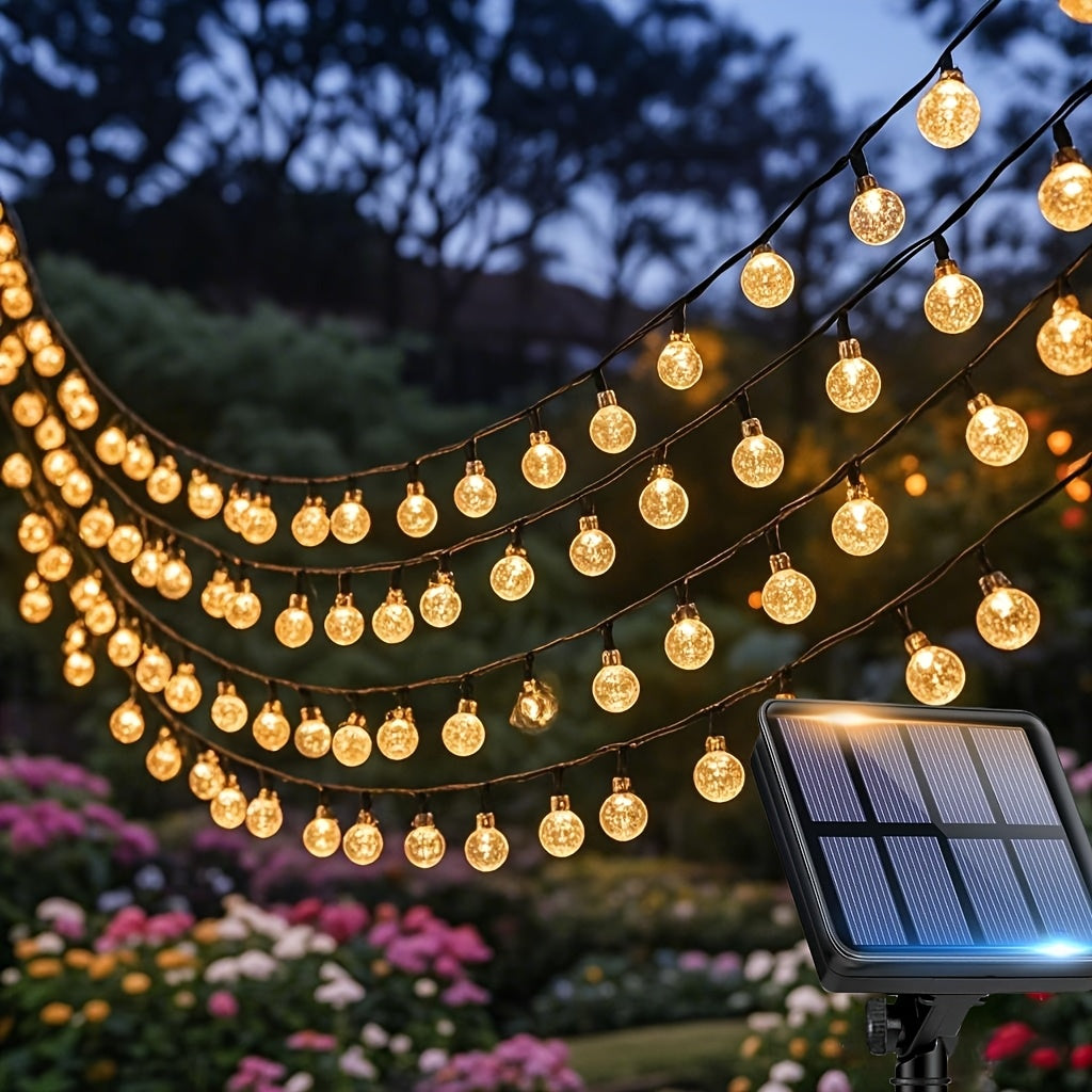 SolarUtomhusljus™ – Färgvarma LED Ljusslingor