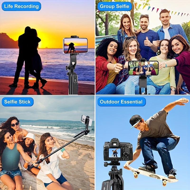SelfieStativ™ – 72” Portabel Trebens Stabilisator för Mobil