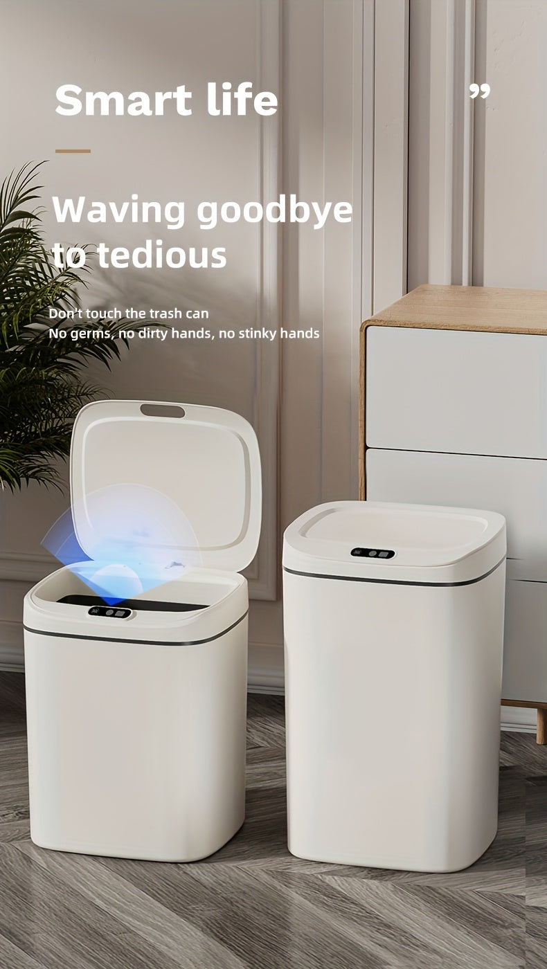 Smart Soptunna med Tyst Stängning – Luktfri & Batteridriven