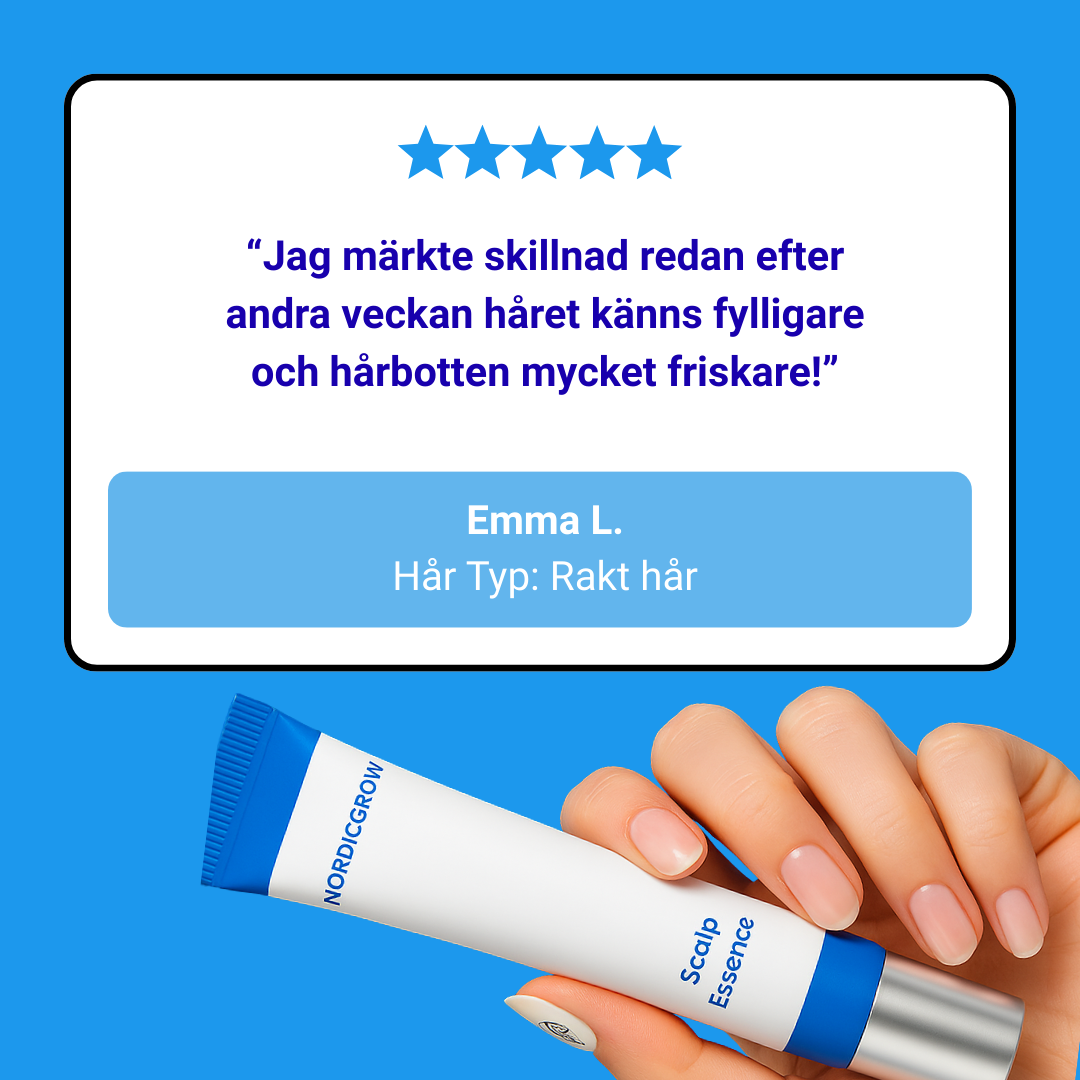 Nordicgrow – Mot håravfall & för tjockare hår