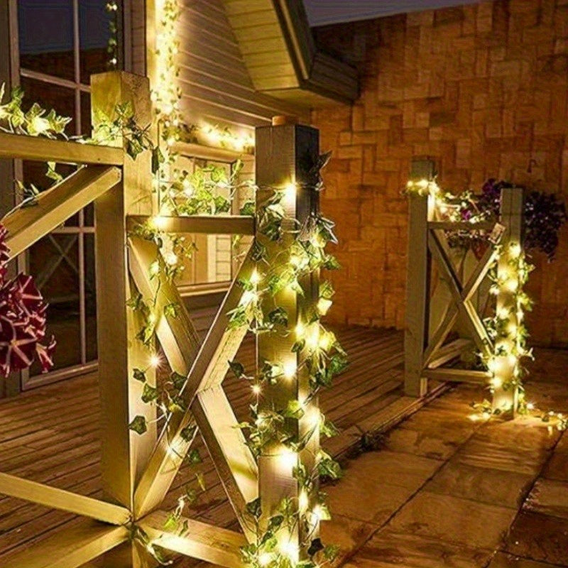 IvyLjusSol™ – 50/100 LED Solcellslinga för Trädgård