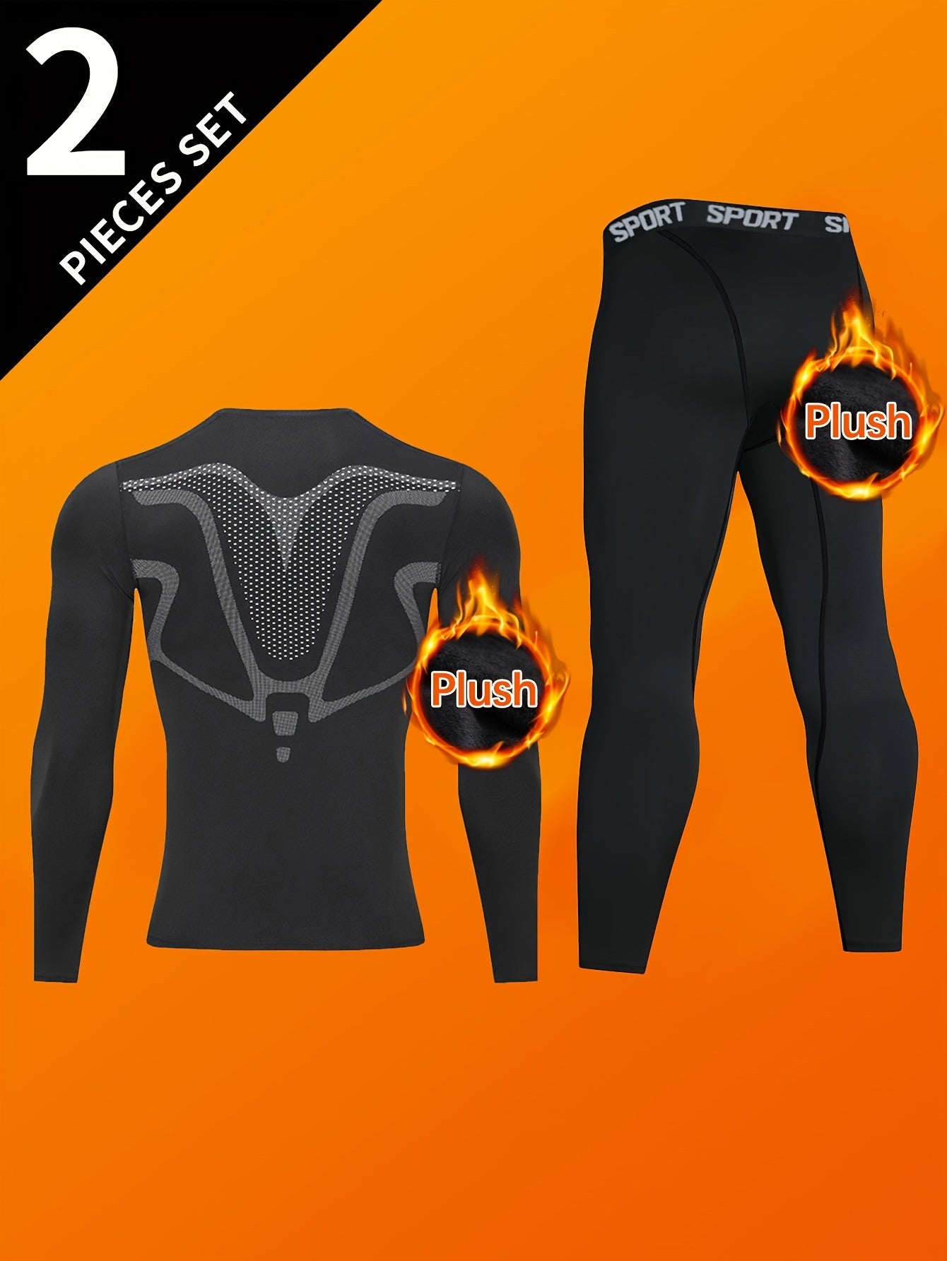 Herr Träningsset med Fleece & Leggings