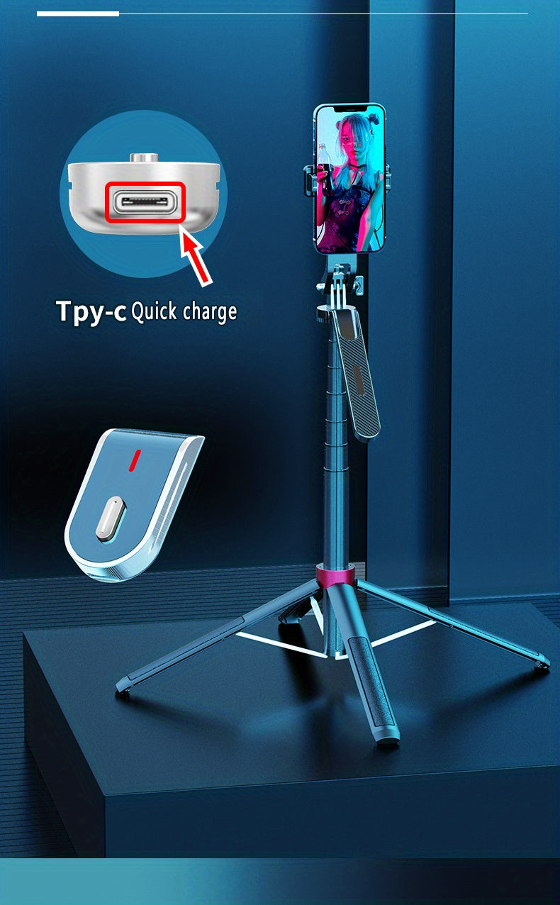 SelfieStativ™ – 72” Portabel Trebens Stabilisator för Mobil