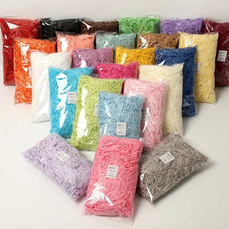 Fyllnadspapper konfetti – färgat strimlat papper (20/50g)