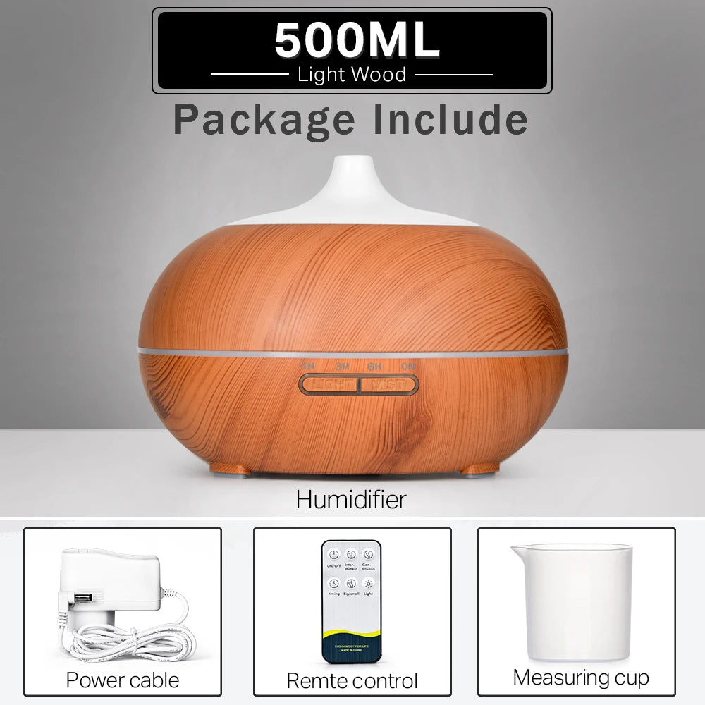 AromLuftfuktare™ – Ultrasonisk Diffuser med Fjärrkontroll