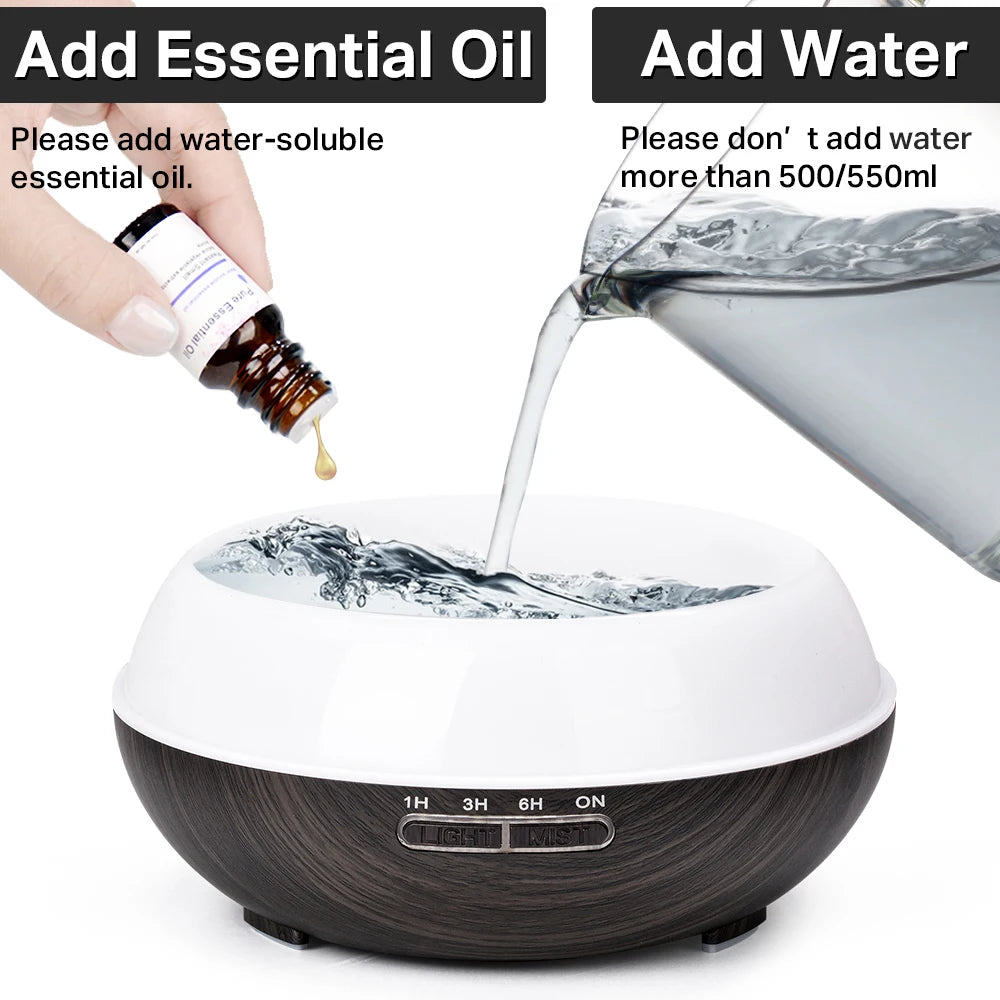 AromLuftfuktare™ – Ultrasonisk Diffuser med Fjärrkontroll