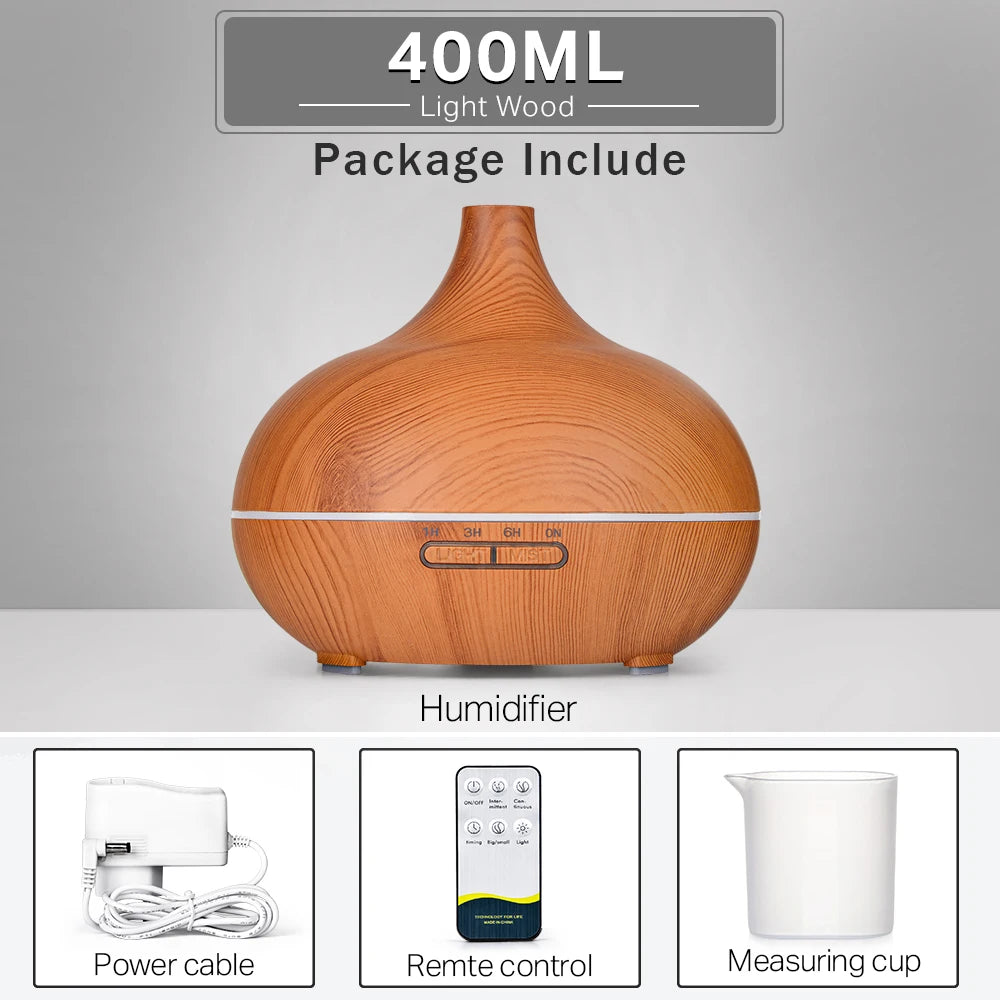 AromLuftfuktare™ – Ultrasonisk Diffuser med Fjärrkontroll