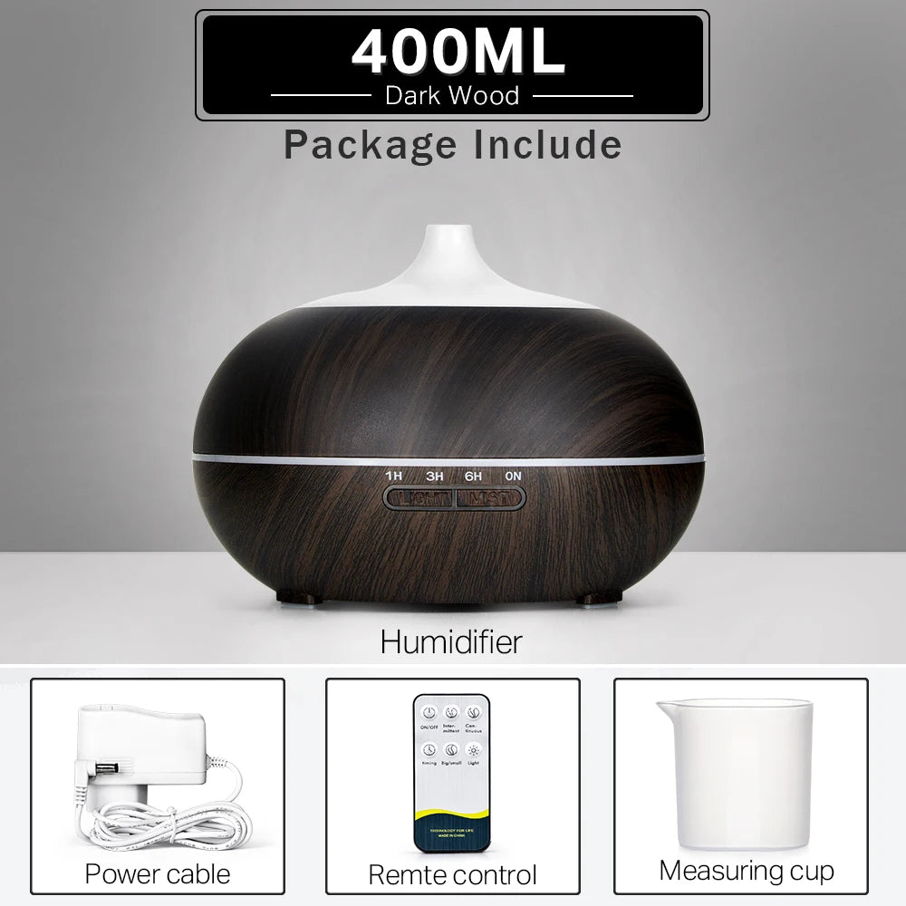 AromLuftfuktare™ – Ultrasonisk Diffuser med Fjärrkontroll