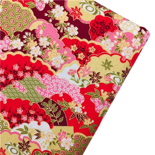 Kimono- & bomullstyg japansk stil – tyg för sömnad & patchwork