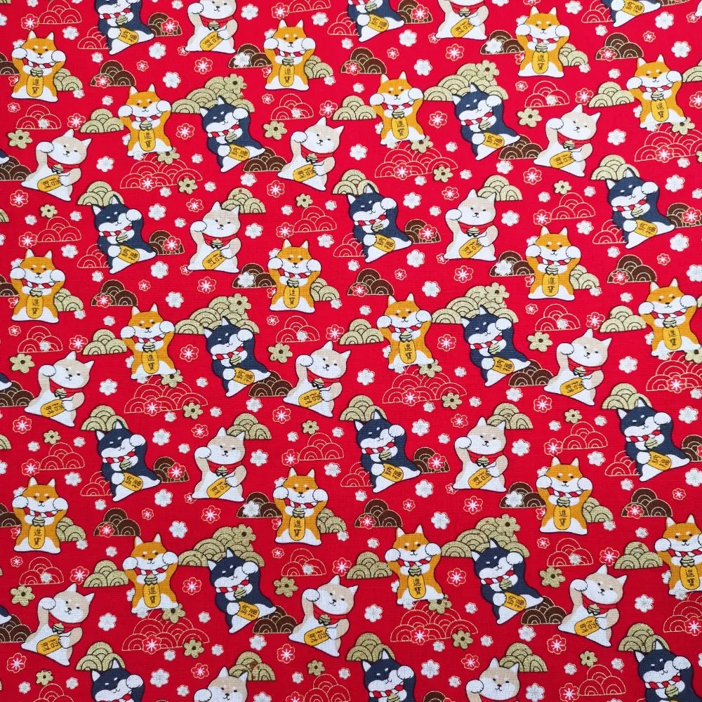 Kimono- & bomullstyg japansk stil – tyg för sömnad & patchwork