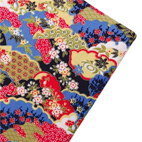Kimono- & bomullstyg japansk stil – tyg för sömnad & patchwork
