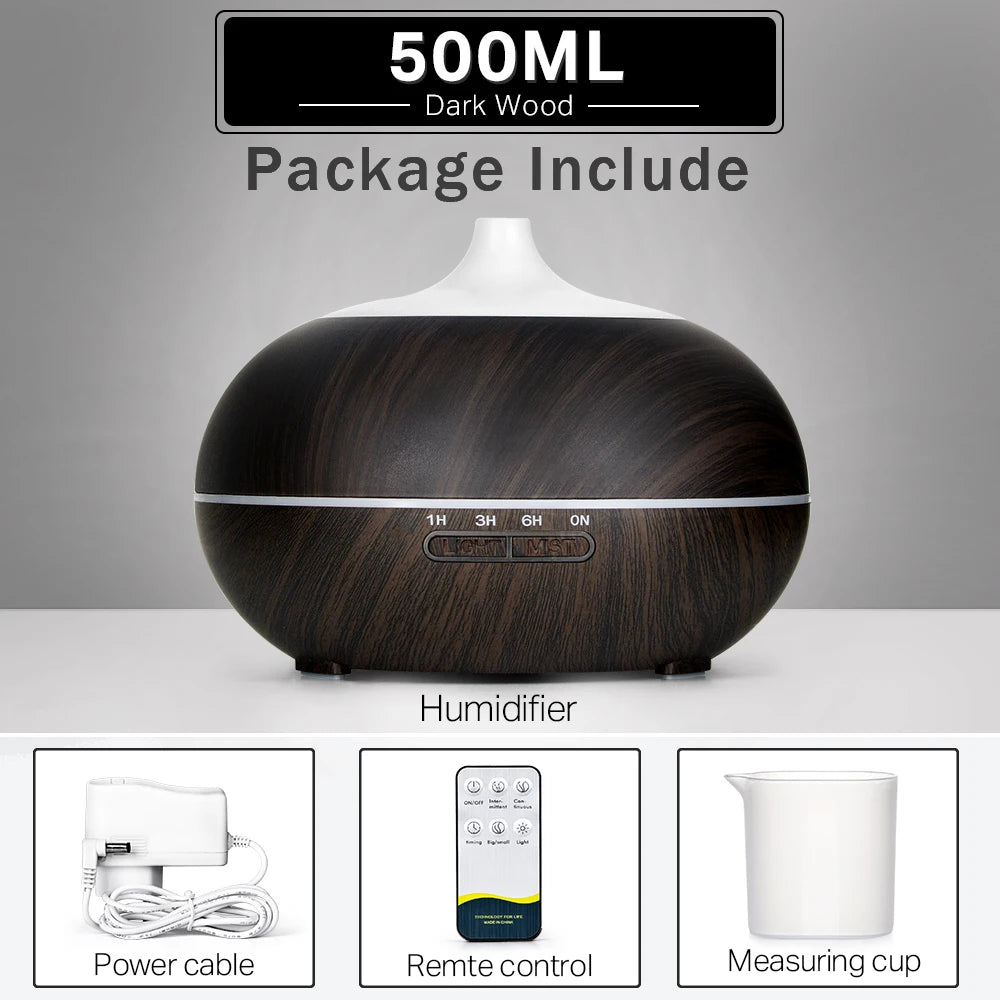 AromLuftfuktare™ – Ultrasonisk Diffuser med Fjärrkontroll