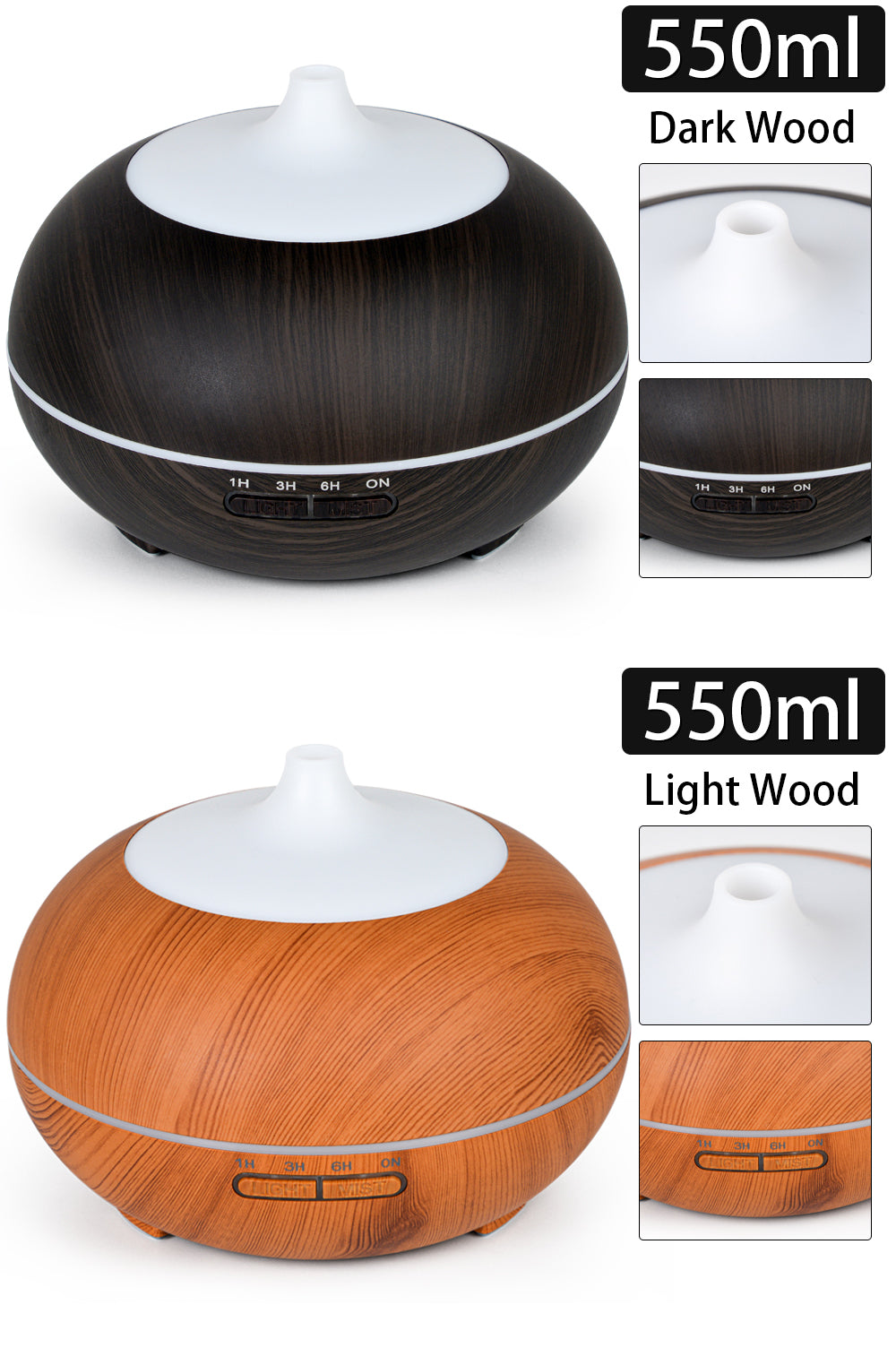 AromLuftfuktare™ – Ultrasonisk Diffuser med Fjärrkontroll