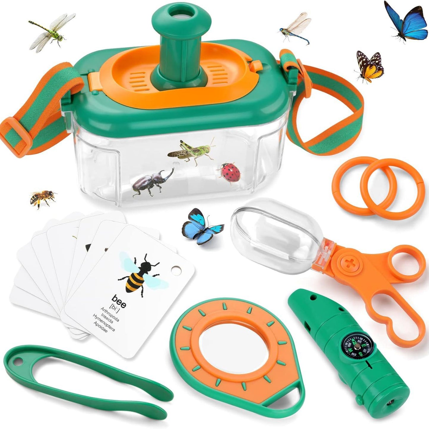 Äventyrsset för Barn – Insektslåda & Campingkit för Lek & Lärande