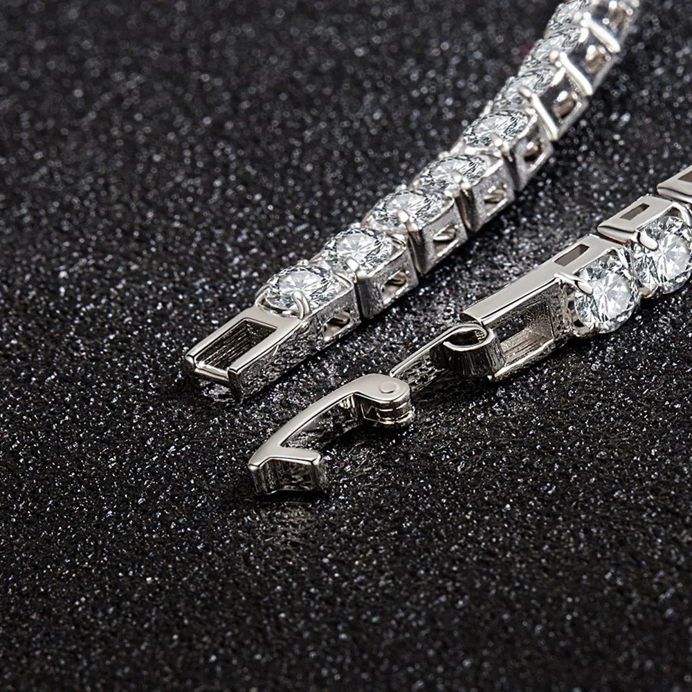 Armband Elvira (tennisarmband 4 mm med zirkoner)