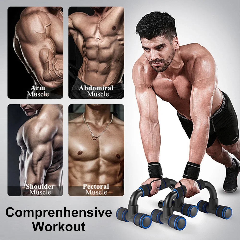 Armhävningshandtag – 1 par U-formade push-up bars med grepp