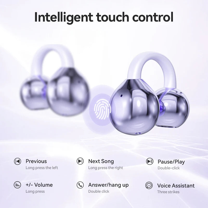 LjudKlipp™ – Trådlösa Benledningshörlurar med Bluetooth 5.3