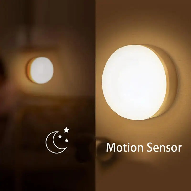 Smart LED Nattlampa med Rörelsesensor – Laddningsbar