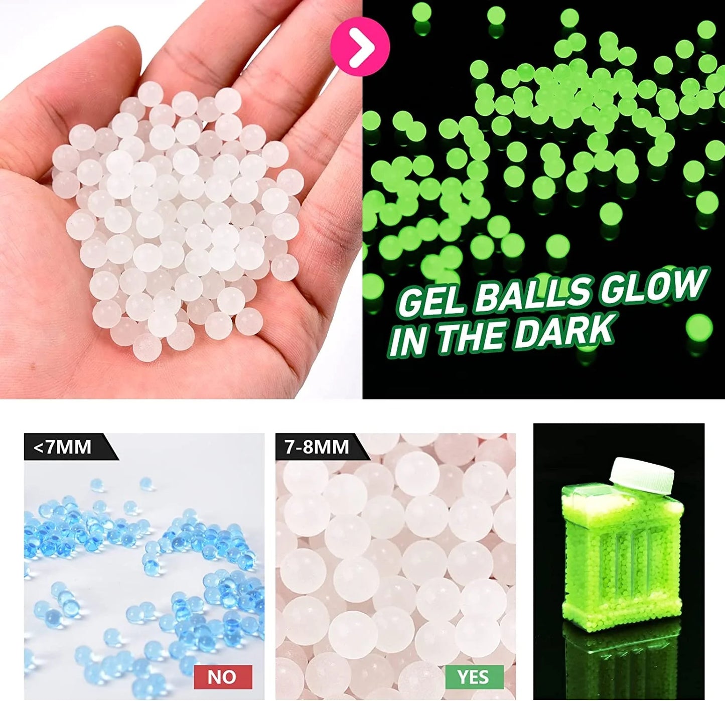 GlowKulor™ – Självlysande för Gel Gun