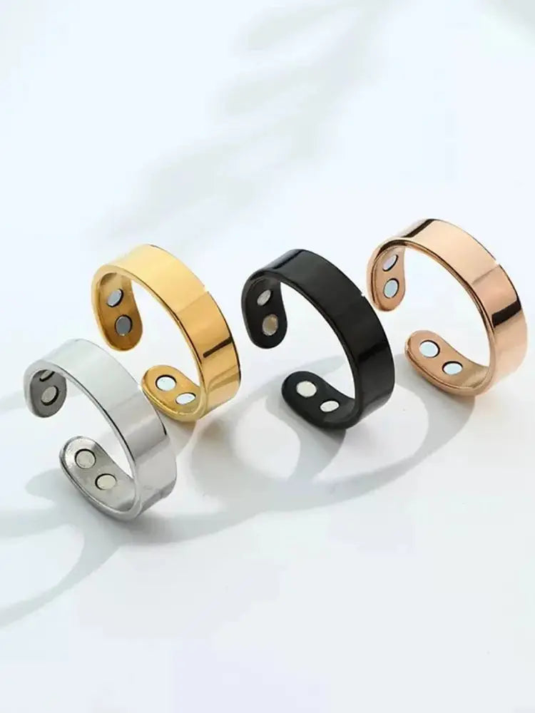 Magnetisk terapi-ring – Naturlig smärtlindring & balans för leder och fingrar
