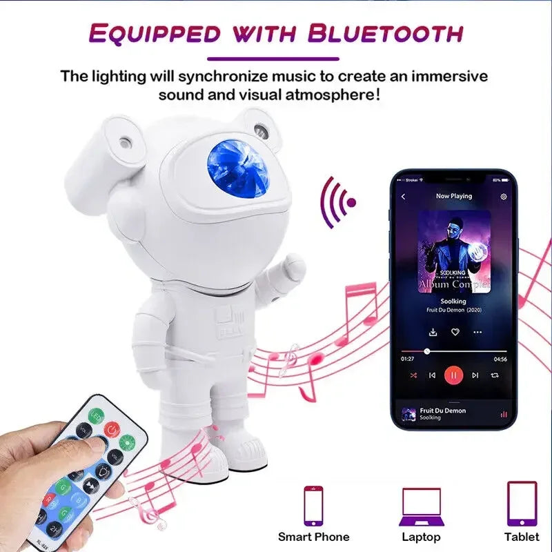 GalaxiLjus™ – Astronaut Projektorlampa med Timer