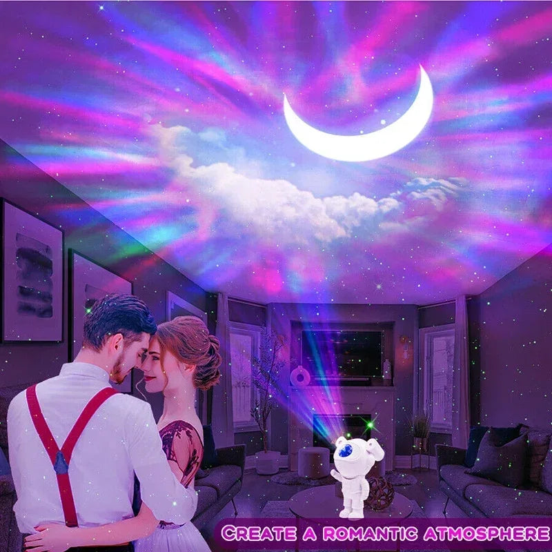 GalaxiLjus™ – Astronaut Projektorlampa med Timer